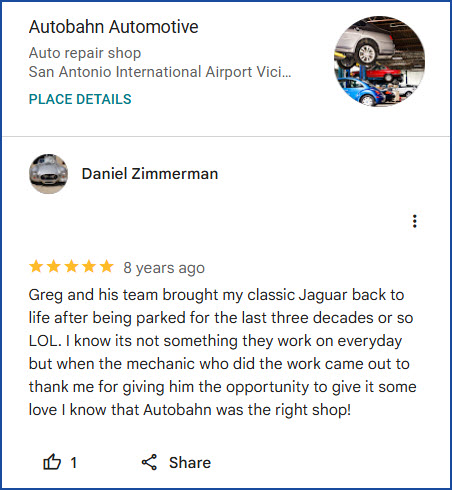 Review of Autobahn Automotive By Daniel Zimmerman