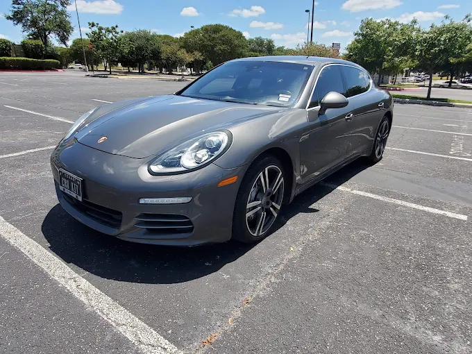 Porsche Panamera Park Outside Garage