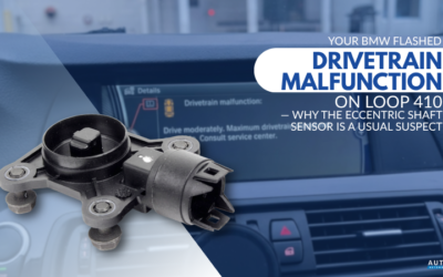 Your BMW Flashed “Drivetrain Malfunction” on Loop 410 — Why the Eccentric Shaft Sensor Is a Usual Suspect